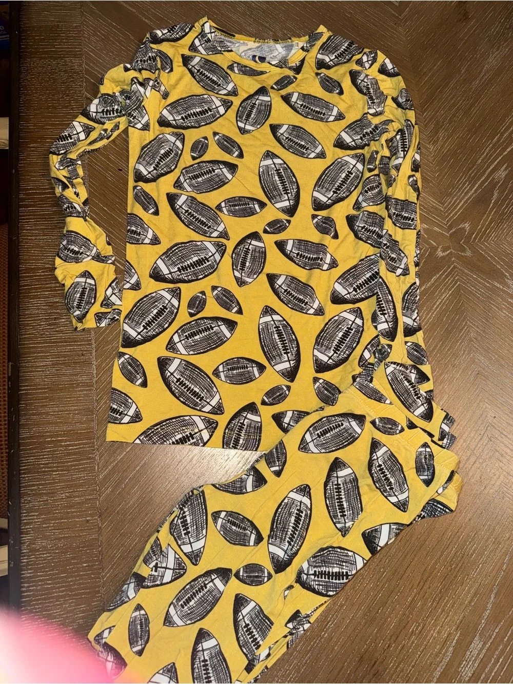 Dreamier Pjs Football Size 8 Bamboo